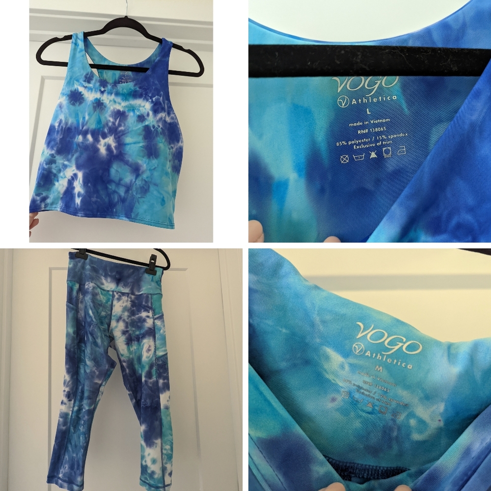 Tie Dye Workout Set